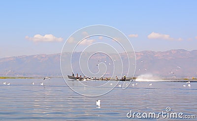 Inle lake Editorial Stock Photo