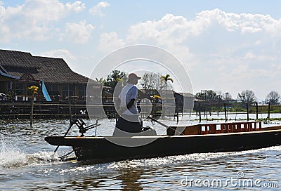 Inle lake Editorial Stock Photo