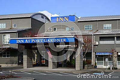 Inn At Port Gardner in Everett an Ascend Hotel by Choice Hotels Editorial Stock Photo