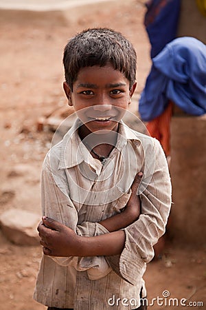 Innocent happy indian child Editorial Stock Photo