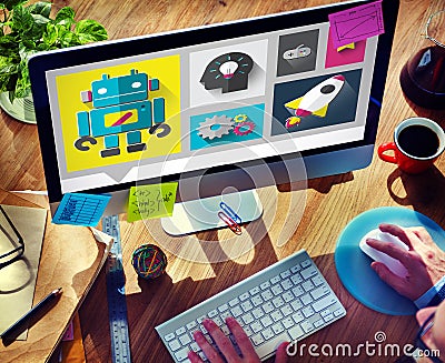 Innovate Creativity Ideas New Modern Technology Concept Stock Photo