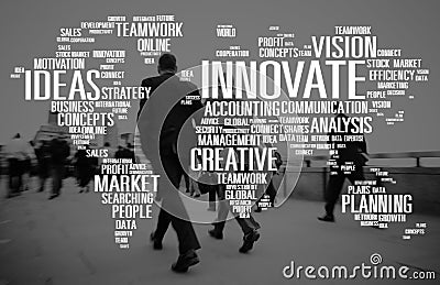 Innovate Inspiration Creativity Ideas Progress Concept Stock Photo