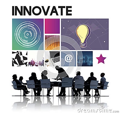 Innovate Technology Cyberspace Network Concept Stock Photo