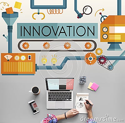 Innovation Ideas Imagine Processing System Concept Stock Photo