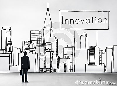 Innovation Innovate Invention Development Design Concept Stock Photo