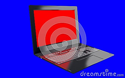 innovation modern laptop for global Internet technology Stock Photo