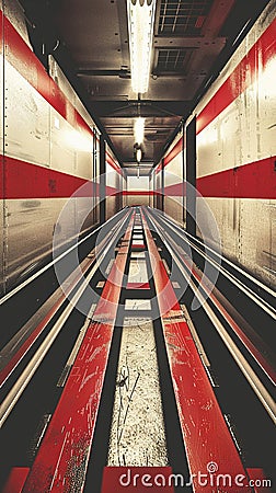 innovative data center layout for optimal airflow, increasing computing efficiency Cartoon Illustration
