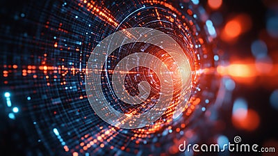 Innovative quantum error detection system enhances data integrity in computing Stock Photo