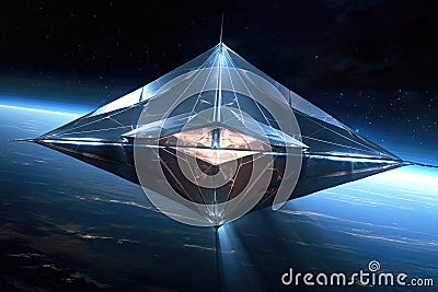 innovative solar sail design concepts Stock Photo