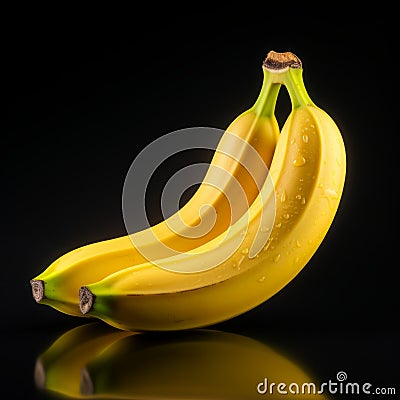 Innovative Techniques For Photo-realistic Banana Renderings Stock Photo