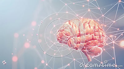 Innovative technologies in the field of studying the human brain and the thinking process. Creation of artificial Stock Photo