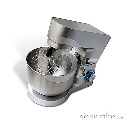 Modern kitchen stand mixer isolated Stock Photo