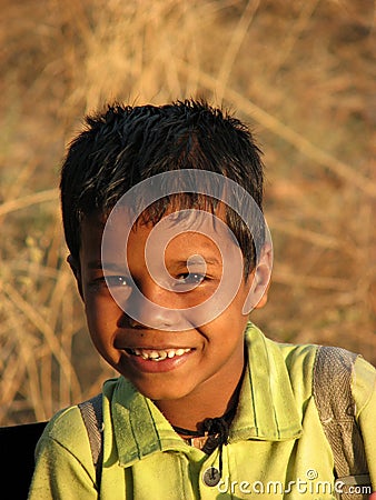 Inquisitive Smile Stock Photo