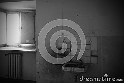 Insane asylum Stock Photo