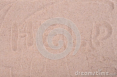 The inscription on the sand Help, close-up Stock Photo