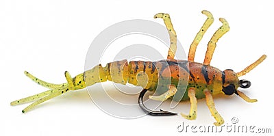 Insect fishing lure Stock Photo
