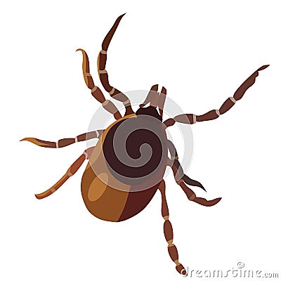 Insect tick Vector Illustration