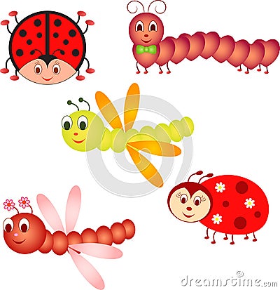 Insects Illustrations Cartoon Illustration