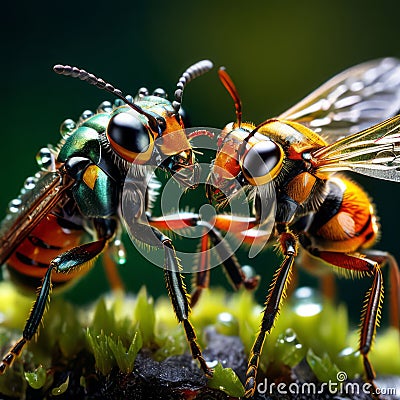 insects photorealistic Stock Photo