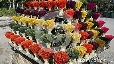 insence stick factory in vietnam Stock Photo