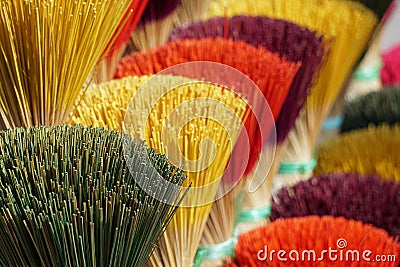 Insence stick factory in vietnam Stock Photo