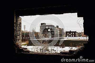 Abandoned National Acme Factory - Cleveland, Ohio Stock Photo