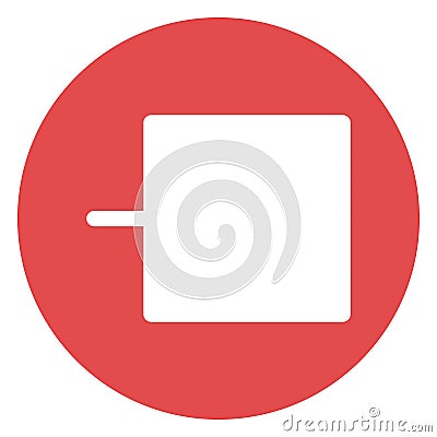Inside, arrow Isolated Vector Icon which can be easily modified or edited Vector Illustration