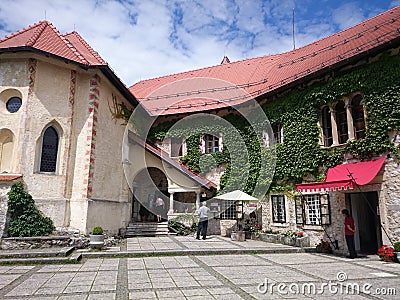 Inside Bled Castle Editorial Stock Photo