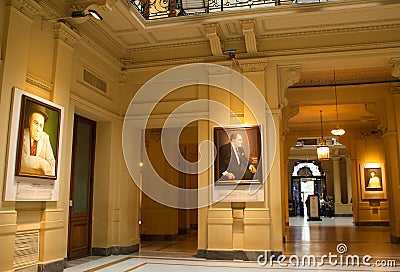 Inside Casa Rosada Editorial Stock Photo