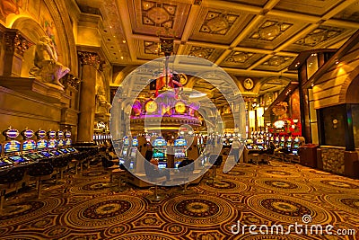 Inside Casino in Las Vegas Editorial Stock Photo