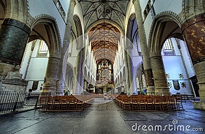 Inside church Editorial Stock Photo