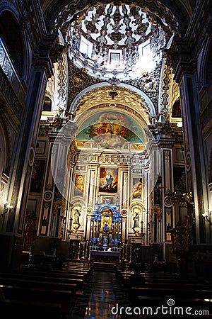 Inside a church 100 Stock Photo