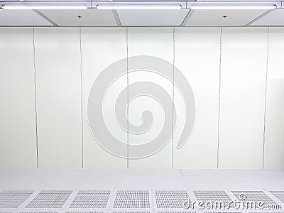 Inside Clean room class 1000 at factory,empty room Stock Photo