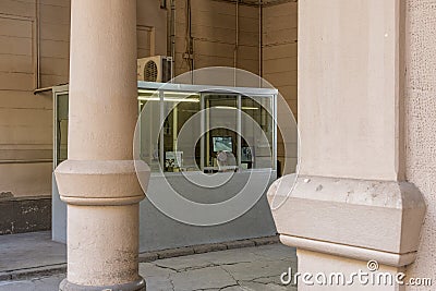 Details of an old prison inside Editorial Stock Photo