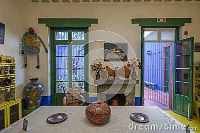 Inside of the Exhibition of the Frida Kahlo Museums Collection Editorial Stock Photo