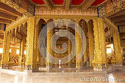 Inside the golden temple Stock Photo