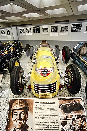 Inside the Indianapolis Motor Speedway Museum Editorial Stock Photo