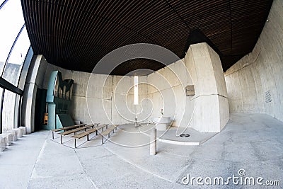 Inside jewish Memorial from Dachau Nazi camp Editorial Stock Photo