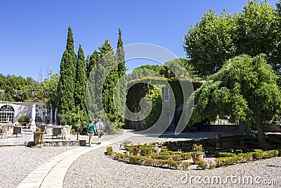 Floure, France Editorial Stock Photo