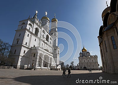 Inside the Moscow Kremlin, Moscow, Russian federal city, Russian Federation, Russia Editorial Stock Photo