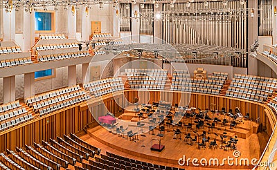 Inside of National Centre for the Performing Arts Editorial Stock Photo