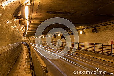 Inside Posey Tube Stock Photo