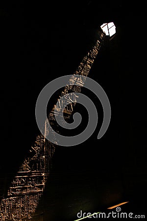 Inside a pyramid in Egypte Stock Photo