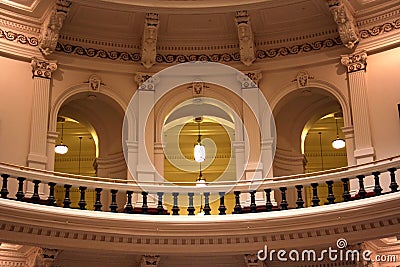 Inside the State Capitol Building in downtown Austin, Texas Stock Photo