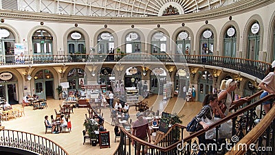 Leeds Corn Exchange, Northern England Editorial Stock Photo