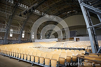 Empty Seating at the Passion Play Theatre in Oberammergau, Germany Editorial Stock Photo