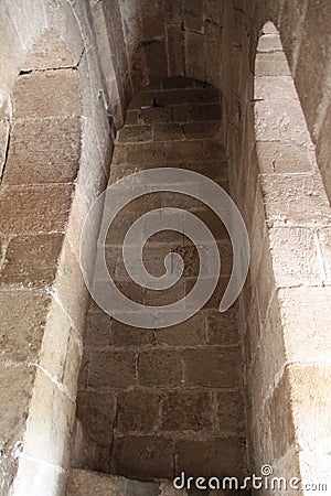 Inside The White Tower, Ramla, Israel Stock Photo