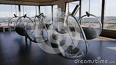 Inside the Å½iÅ¾kov Television Tower Editorial Stock Photo