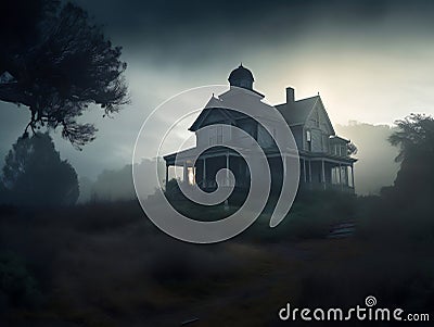 insidious house Stock Photo