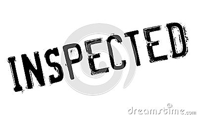 Inspected rubber stamp Vector Illustration